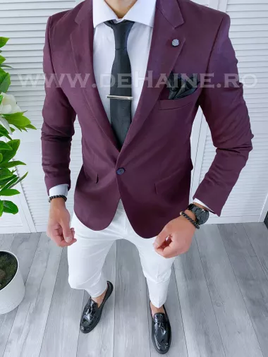 Sacou barbati slim fit B4247 O2-5.2